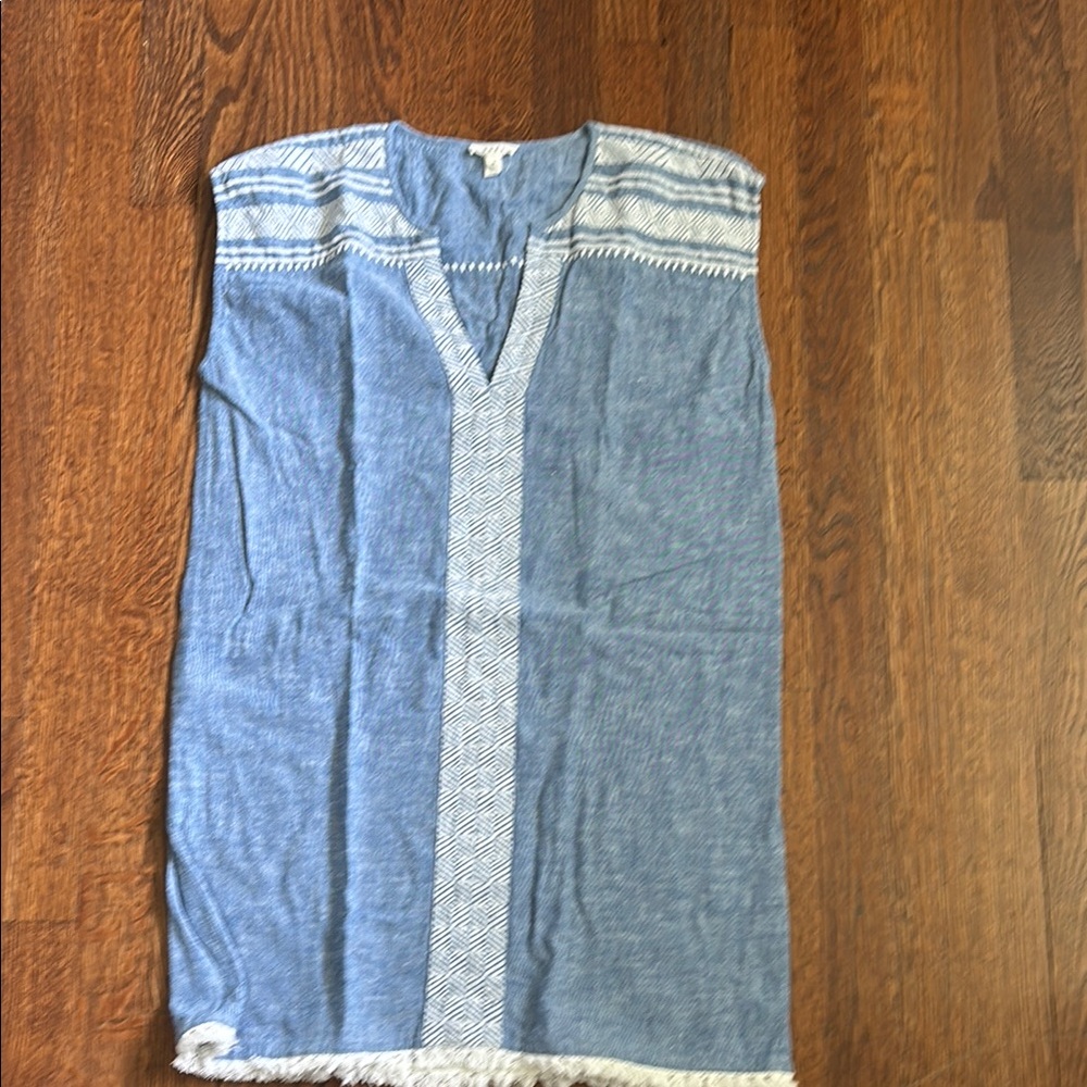 Soft Joie Blue and White Mini Dress